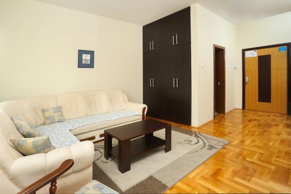Two-room apartment - entrance and sofa
